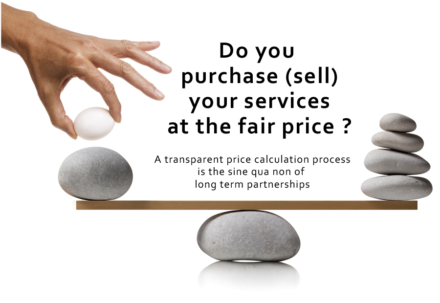 Do you purchase (sell) your services at the fair price?